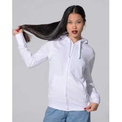 Lady Full Zip Hooded Sweatshirt | Navy | L