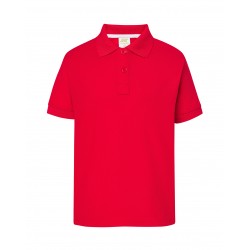 Kid Sport Pique Unisex Polo | Red | 12-14