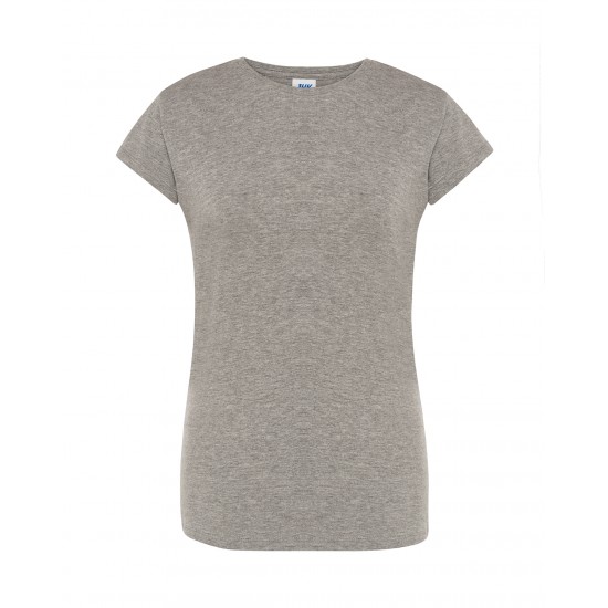 Lady Regular Premium T-shirt | Grey Melange | S