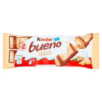 KINDER BUENO CONJ.30 CHOCOLATES BRANCO (30*39GRS) KINDER BUENO CONJ.30 CHOCOLATES BRANCO (30*39GRS)
