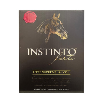 INSTINTO FORTE BOX VINHO TINTO 14º 5LT INSTINTO FORTE BOX VINHO TINTO 14º 5LT