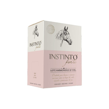 INSTINTO FORTE BOX VINHO ROSÉ 12º 5LT INSTINTO FORTE BOX VINHO ROSÉ 12º 5LT