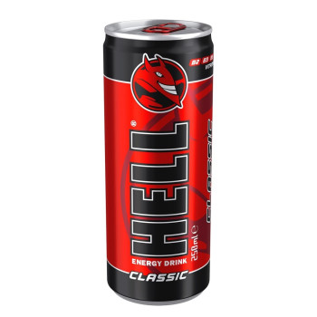 HELL ENERGY DRINK CONJ.24 LATAS BEBIDA CLASSIC (24*250ML) HELL ENERGY DRINK CONJ.24 LATAS BEBIDA CLASSIC (24*250ML)