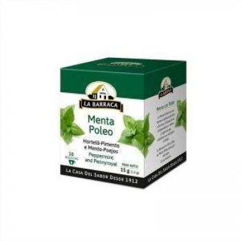 LA BARRACA CHA HORTELA-PIMENTA E MENTA-POEJOS 15GRS 10SAQ. LA BARRACA CHA HORTELA-PIMENTA E MENTA-POEJOS 15GRS 10SAQ.