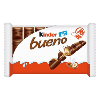 KINDER BUENO CONJ.8 CHOCOLATES 43GRS(8*43) KINDER BUENO CONJ.8 CHOCOLATES 43GRS(8*43)