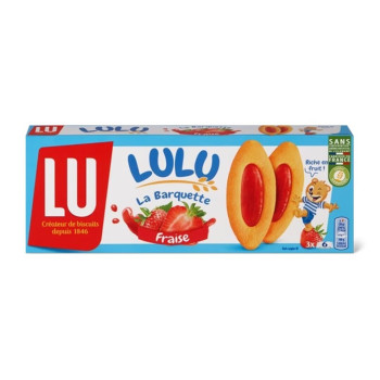 BOLACHA BARQUILLO MORANGO LU 120GRS