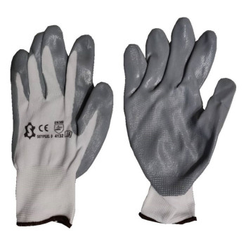 LUVAS DE PROTECÇAO NITRILO CINZA LUVAS DE PROTECÇAO NITRILO CINZA