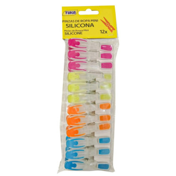 MINI MOLAS ROUPA EM SILICONE P-12 MINI MOLAS ROUPA EM SILICONE P-12