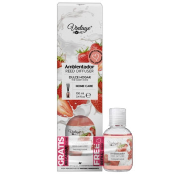 AMBIENTADOR MIKADO DULCE HOGAR MORANGO VINTAGE 100ML+50ML AMBIENTADOR MIKADO DULCE HOGAR MORANGO VINTAGE 100ML+50ML