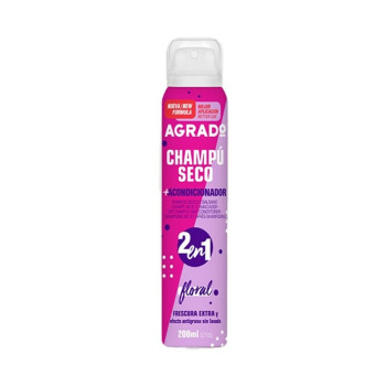 AGRADO CHAMPO SECO SPRAY FLORAL 270CC AGRADO CHAMPO SECO SPRAY FLORAL 270CC