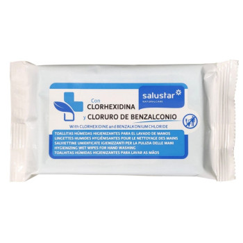 SALUSTAR TOALHITAS HUMIDAS HIGIENIZANTES P/LAVAR MAOS P-10UN SALUSTAR TOALHITAS HUMIDAS HIGIENIZANTES P/LAVAR MAOS P-10UN