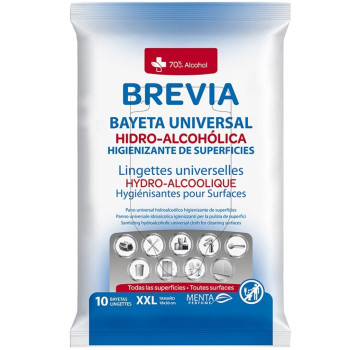 BAYETA XXL HIGIENIZANTE SUPERFICIES HIDRO-ALCOOLICA P-10UNID BAYETA XXL HIGIENIZANTE SUPERFICIES HIDRO-ALCOOLICA P-10UNID