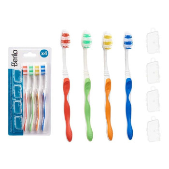 ESCOVA DENTES BERILO CONJ.4UN ESCOVA DENTES BERILO CONJ.4UN