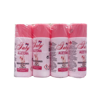 ACETONA CONJ.12 UN GABYLAR 60ML ACETONA CONJ.12 UN GABYLAR 60ML