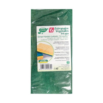 CONJ. 6 ESPONJAS VEGETAIS 030 CONJ. 6 ESPONJAS VEGETAIS 030