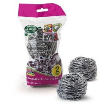 CONJ.2 ESFREGOES ARAME 40GR EM BOLSA CONJ.2 ESFREGOES ARAME 40GR EM BOLSA