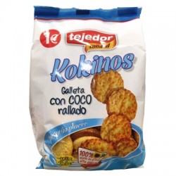 BOLACHA KOKINOS COM COCO RALADO 300GRS