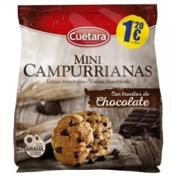 CUETARA MINI CAMPURRIANAS C/CHOCOLATE 145GRS