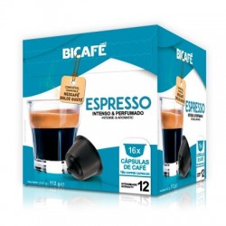 BICAFE ESPRESSO CAFE INTENSO&PERFUMADO 16CAPSULAS INT.12