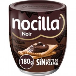NOCILLA CREME BARRAR CHOCOLATE PRETO C/SABOR AVELAS 180GRS