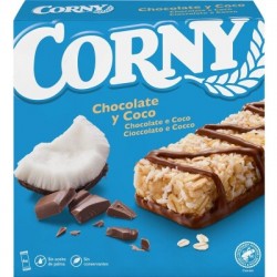 CORNY BARRITAS CEREAIS CHOCOLATE/COCO 6*25GRS