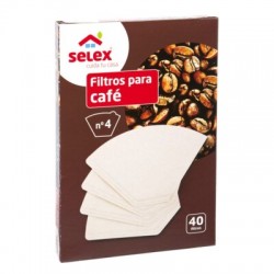 SELEX FILTROS DE CAFÉ NR4 (40 UNI)